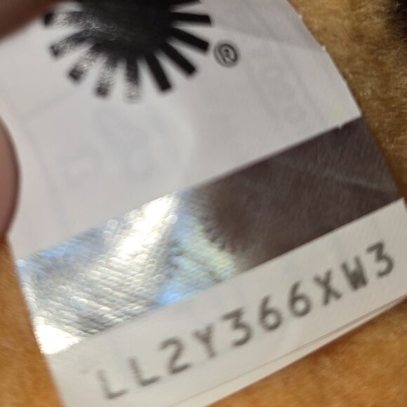 UGG Oh Yeah Orange Furry Fuzzy Comfort Slide Slippers Size 8 - Picture 7 of 10